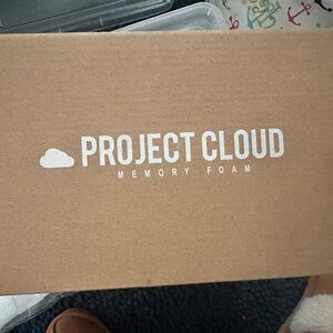 Project Cloud Black Thong Sandals